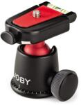 Joby Cap trepied Joby BallHead 3K cu nivela, negru/rosu