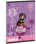 Ars Una Ars Una: Cute Animals - Puppy tacskós sima lapú füzet A/5 (53613691)
