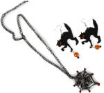 Rappa Set de bijuterii Rappa pentru Halloween, pentru adulți