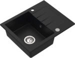 Ruvetti Morris 120 gránit mosogató 57.6x47 cm fekete 3001MO_BC120_W (3001MOBC120W)