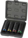 Strend Pro Premium Set chei tubulare, Strend Pro Premium, cutie neagră, 4 piese (17/19/21/22 mm), Cr-V, codate pe culori, profesional