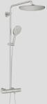 GROHE Sistem de dus, cu baterie termostatata, 310 mm, 1 functie, crom mat (Supersteel), Grohe Rainshower SmartActive 310, 26836DC0 26836DC0 (26836DC0)