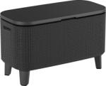 Keter Kerti asztal Keter Bevy Bar Cool grafit rattan (610670)