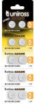 Uniross LR1142 AG12 LR43 1, 5 V (10 buc) (U10AG12) Baterie reincarcabila