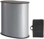 Vevor Mobil összecsukható promóciós és kiállítási pult 90x49x94 cm fekete-ezüst