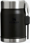 STANLEY Legendary Food Jar + Spork 400 ml fekete 2.0 ételhordó termosz
