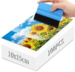 Mbsomnus 100 db Hideg Laminálófólia A6 méret, 10, 4 x 15, 4 cm, öntapadós átlátszó védőfólia