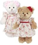 Bukowski Design AB BUKOWSKI Mme Elisa ursuleț alb fundă roz 25 cm (SG22386)