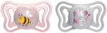 Chicco Suzeta Physio Light silicon fată 2-6m, 2 buc (AGS71037.11)