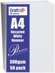 Craft UK Limited Craft UK 2391 A4 Kalapált Újrahasznosított Karton 300 g/m2 Fehér 50 lap (2391)