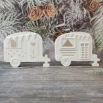 Nexoria 3D Camping Busz és Tengeri Szilikon Öntőforma Készlet - 3 db Gipsz és Kézműves Forma Nyárra (A)
