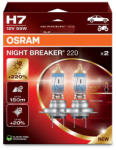 OSRAM Night Breaker 220 H7 55W +220% halogén izzó DUO BOX 64210NB220-2HB KIBONTOTT