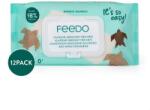 FEEDO 12x FEEDO Șervețele umede din bambus biodegradabile 56 buc (AGS200204)