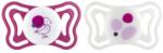 Chicco Suzete Physioforma Light silicon ortodontice roz roz 6-16m, 2 buc (AGS71087.11)