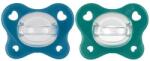 Chicco Suzeta Physio Dual Soft silicon băiat 16-36m, 2 buc (AGS73086.61)