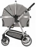 KENYONE Cărucior Kenyone 60x69x106cm gri deschis, structură argintie (7914-185052)