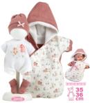 Llorens M636-50 haine pentru păpușă bebeluș NEW BORN mărimea 35-36 cm cu accesorii (MA4-M636-50)