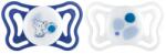 Chicco Suzete Physioforma Light din silicon ortodontice albastre 16-36m, 2 buc (AGS71086.21)