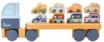 Cubika Pastel 15924 Camion cu mașini - puzzle din lemn 12 piese (MA1-15924)