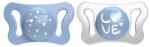 Chicco Suzeta Physio Micro din silicon 0-2 luni băiat 2 buc (AGS75126.21)