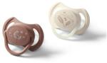 BabyOno Suzete simetrice din silicon 18m+, 2 buc (AGS1669-03-BO)