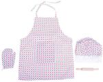 Bigjigs Toys Set de gătit Bigjigs Toys cu șorț cu buline (DDBJ633) Bucatarie copii