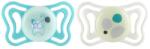 Chicco Suzete Physioforma Light silicon ortodontice neutre 6-16m, 2 buc (AGS71087.41)