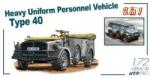 Dragon Model Kit militar 7379 - VEHICUL DE PERSONAL GREU TIP 40 (1: 72) (34-7379)