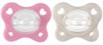 Chicco Suzeta Physio Dual Soft silicon fată 6-16m, 2 buc (AGS73087.51)