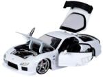 JADA Rapid și furios mașină Mazda RX-7 1: 24 (J 32607314R00)