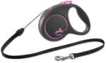 flexi Leash Flexi Black Design cablu S roz 5m (194-9016) - raijucarii