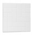 Wallfluent Dekoratív Vinil Padló Csempe Halszálka Tégla Mintás 9 db 30x30 cm (010310410010000276735)