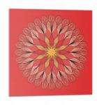 Wallfluent Fali Dekoráció Pvc Csempe Szoba Mintával Virágos mandala minta 9x30x30 (010310410010000283007)