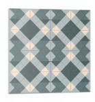 Wallfluent Öntapadós Vinil Csempe Előszobába Geometrikus rombusz minta 9x30x30 (010310410010000282971)