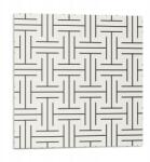 Wallfluent Vinil Csempe Grafikával Fürdőszobába Geometriai mintás Kockás 9x30x30 (010310410010000033427)