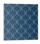 Wallfluent Fali Pvc csempe öntapadós minta körökkel és vonalakkal 9 db 30x30 cm (010310410010000033394)