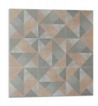 Wallfluent Vinil Csempe Grafikával Fürdőszobába Geometrikus háromszög minta 9x30x30 (010310410010000283259)