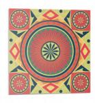 Wallfluent Fali Pvc csempe öntapadós geometrikus mandala minta 9 db 30x30 cm (010310410010000283155)