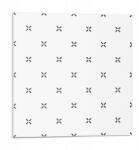 Wallfluent Fali Dekoráció Pvc Csempe Szoba Mintával Egyszerű kereszt minta 9x30x30 (010310410010000033465)