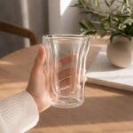 Ecarla Thermo pohár 240 ml dupla aljjal Boroszilikát