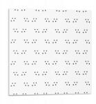 Wallfluent Dekoratív Vinil Fali Csempe Szabályos pöttyös minta 9 db 30x30 cm (010310410010000033486)