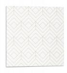 Wallfluent Öntapadós Vinil Csempe Előszobába Geometrikus rombusz minta 9x30x30 (010310410010000283275)