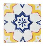 Wallfluent Fali csempe öntapadós Vinyl geometrikus minta csillagokkal 9x30x30 (010310410010000283180)