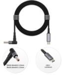 ASUS USB-C (Type-C) - 5.5x2.5mm töltő csatlakozó átalakító (100W) (28597)