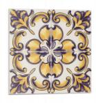 Wallfluent Fali Pvc csempe öntapadós virág motívumokkal 9 db 30x30 cm (010310410010000283177)