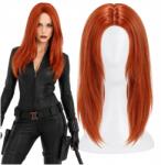 Korbi Paróka Haj Vörös Gesztenye Frufru Egyenes Háló Cosplay Halloween W98 (W98)