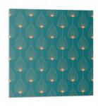 Wallfluent Vinil Csempe Konyhai Motívummal Levél Mintás Körekkel 9 db 30x30 cm (010310410010000033525)