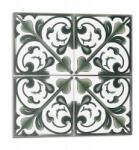 Wallfluent Dekoratív Vinil Padló Csempe Növényi Mintás Díszítéssel 9x30x30 (010310410010000283078)