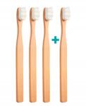  3+1 Nanosmile Eco fehér, ultrapuha fogkefe
