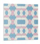 Wallfluent Fali csempe öntapadós Vinyl Absztrakt geometriai minta 9x30x30 (010310410010000282981)